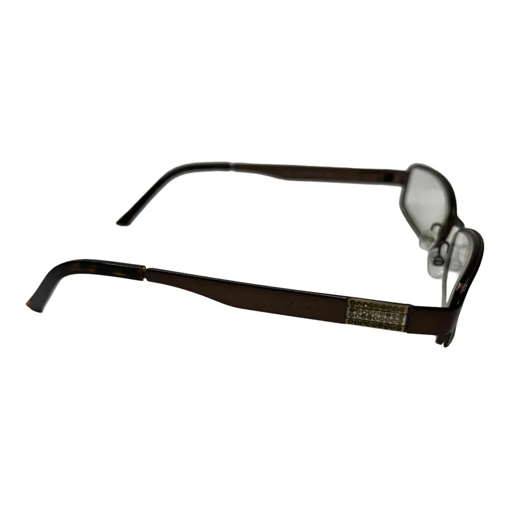 Gucci GG2769/STRASS Brown‎ Rhinestone Eyeglasses Frame 51-17-135 H3258
